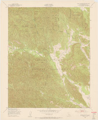 Bear Canyon 1949 topographic map thumbnail