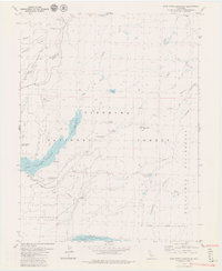 Bear River Reservoir 1979 topographic map thumbnail