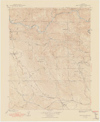 Bear Valley 1948 topographic map thumbnail