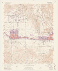 Beaumont 1953 topographic map thumbnail