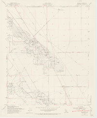 Belridge 1953 topographic map thumbnail