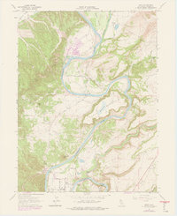 Bend 1965 topographic map thumbnail