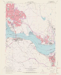 Benicia 1959 topographic map preview