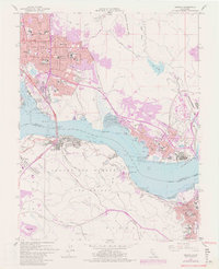 Benicia 1959 topographic map thumbnail