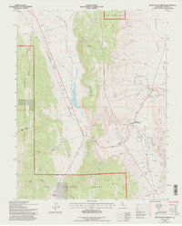 Benton Hot Springs 1994 topographic map thumbnail
