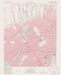 Beverly Hills 1966 topographic map thumbnail