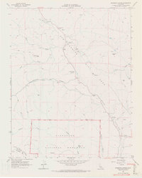 Bickmore Canyon 1968 topographic map thumbnail