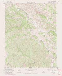 Bickmore Canyon 1968 topographic map thumbnail