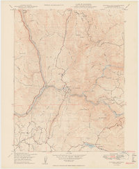 Bidwell Bar 1950 topographic map thumbnail