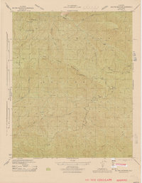 Big Pine Mountain 1943 topographic map thumbnail