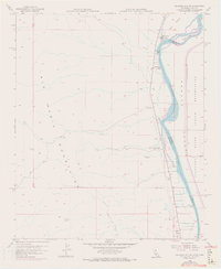 Big Maria Mts SE 1955 topographic map thumbnail