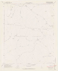 Big Pine Mtn 1964 topographic map thumbnail