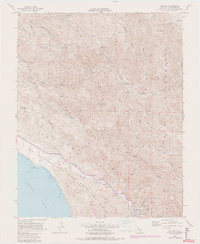Big Sur 1956 topographic map thumbnail