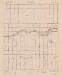 Biola 1947 topographic map preview