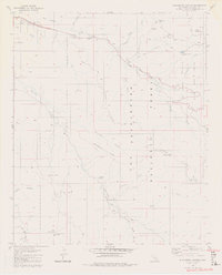 Blackburn Canyon 1982 topographic map thumbnail
