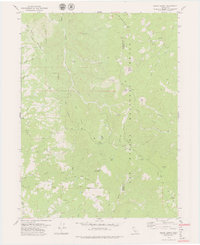Black Lassic 1979 topographic map thumbnail