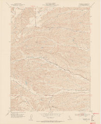 Blossom 1952 topographic map thumbnail