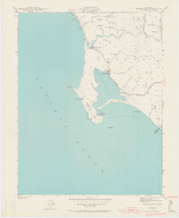 Bodega Head 1942 topographic map thumbnail