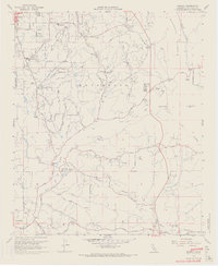 Bonsall 1968 topographic map thumbnail