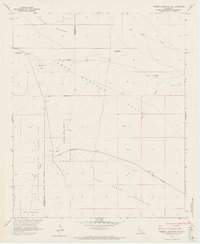 Borrego Mountain SE 1958 topographic map thumbnail