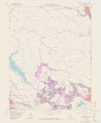 Briones Valley 1959 topographic map thumbnail