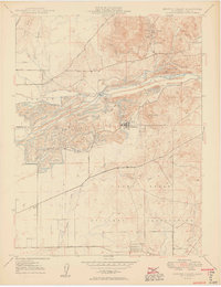 Browns Valley 1949 topographic map thumbnail