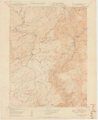Brush Creek 1949 topographic map thumbnail