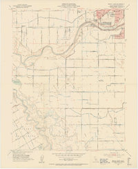Brush Lake 1953 topographic map thumbnail