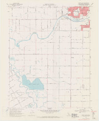 Brush Lake 1969 topographic map thumbnail