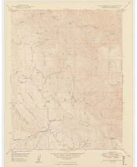 Buckingham Mtn 1949 topographic map thumbnail