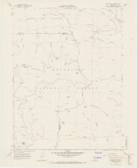 Buck Rock 1967 topographic map thumbnail