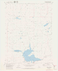 Bucks Lake 1979 topographic map thumbnail