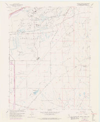 Buffalo Creek 1967 topographic map thumbnail