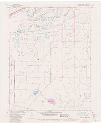 Buffalo Creek 1967 topographic map thumbnail