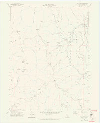Bull Creek 1969 topographic map thumbnail