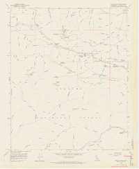 Burnt Peak 1958 topographic map thumbnail