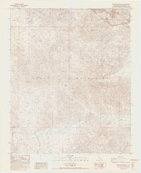 Buzzard Spring 1986 topographic map thumbnail