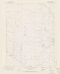 Cahto Peak 1967 topographic map thumbnail
