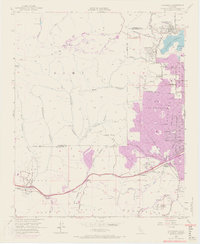 Calabasas 1952 topographic map thumbnail
