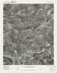 Calabasas 1976 topographic map thumbnail