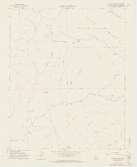 Caldwell Mesa 1967 topographic map thumbnail