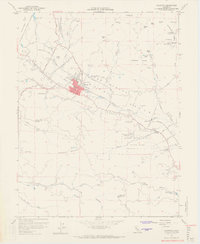Calistoga 1958 topographic map thumbnail