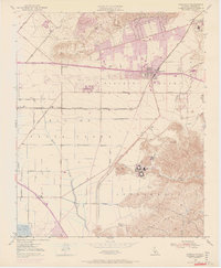 Camarillo 1950 topographic map thumbnail