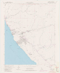 Cambria 1959 topographic map thumbnail