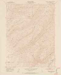 Campbell Mound 1952 topographic map preview