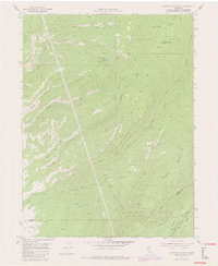 Campbell Mound 1952 topographic map thumbnail