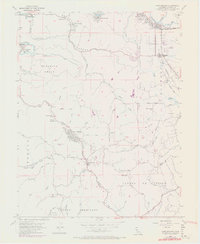 Camp Meeker 1954 topographic map thumbnail