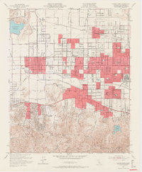 Canoga Park 1952 topographic map preview