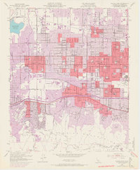 Canoga Park 1952 topographic map thumbnail