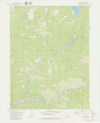 Caribou 1979 topographic map thumbnail